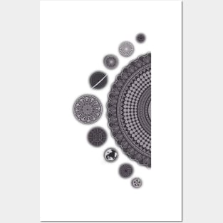 Mandala planetary art Posters and Art